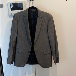 Gray John Varvatos suit jacket